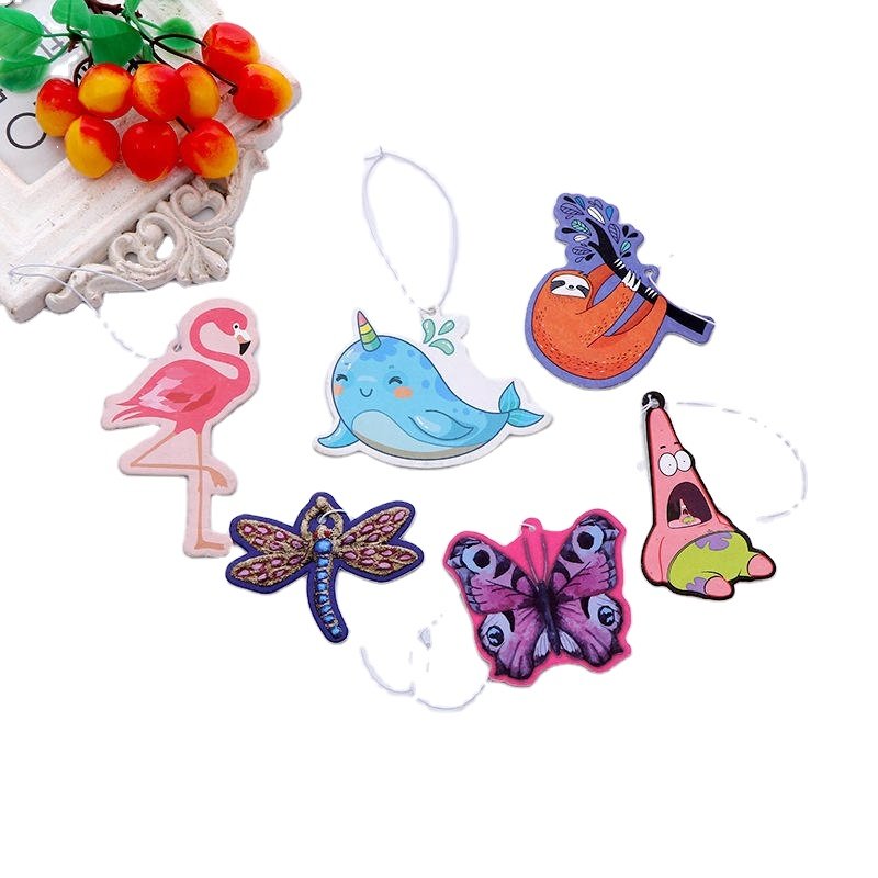 fragrance Paper Air Freshener Cotton Paper Perfume Fragrance Scented With 12 Pieces Blind Box