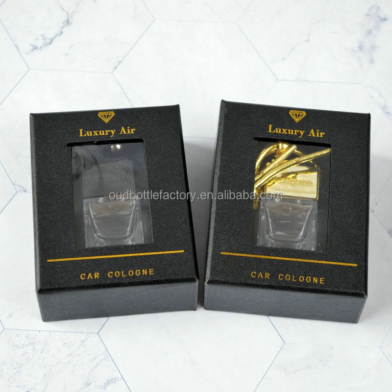 Wholesale Glass Bottle Hanging Decoration Accessories Perfumes 8ml 10ml Custom Car Air Freshener