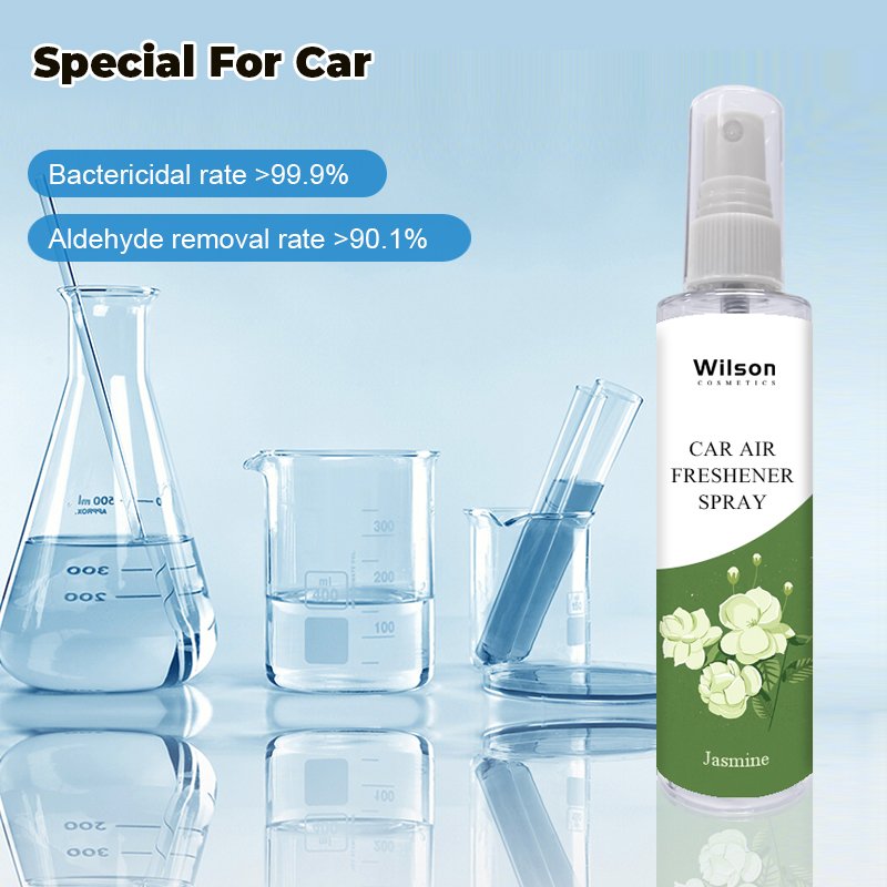 Scent and Color customized Ordinary plastic packing material car air freshener spray Manufacture body spray mist for woman