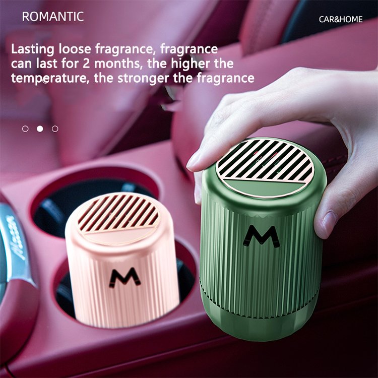Car Odor Eliminator Adjustable No-Water Gel Fragrance Container Car Air Freshener Gel Perfume Home Air Freshener