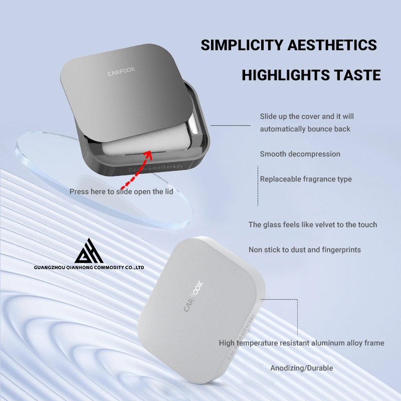 Luxury Modern Rose Scented Air Purifier Car Freshener Perfume Clip Vent Placement Gel Spray Home Aromatherapy Air