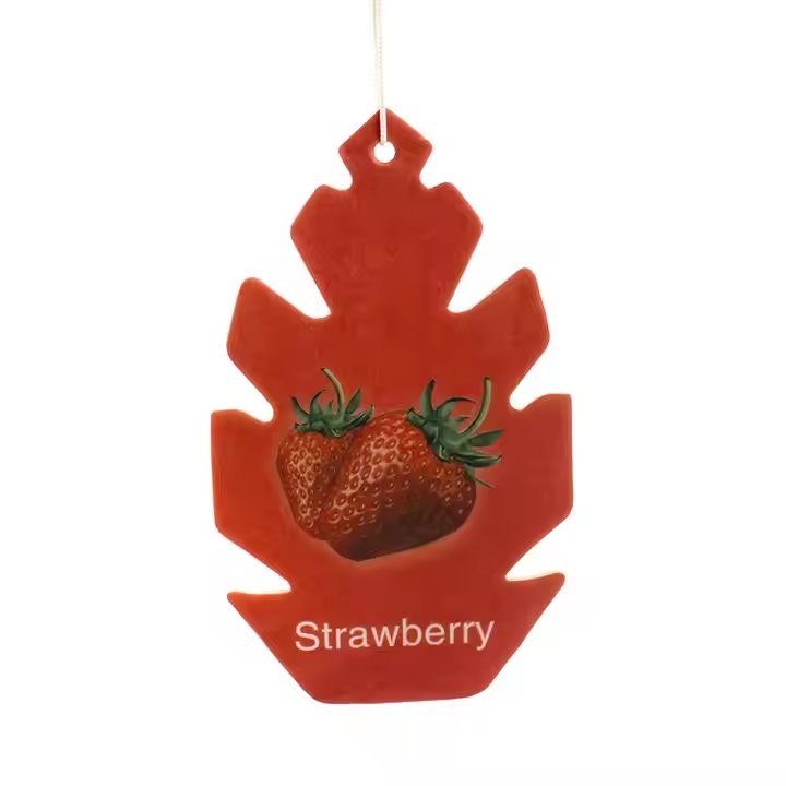 Air freshener logo double scent car odor fast delivery time custom paper car