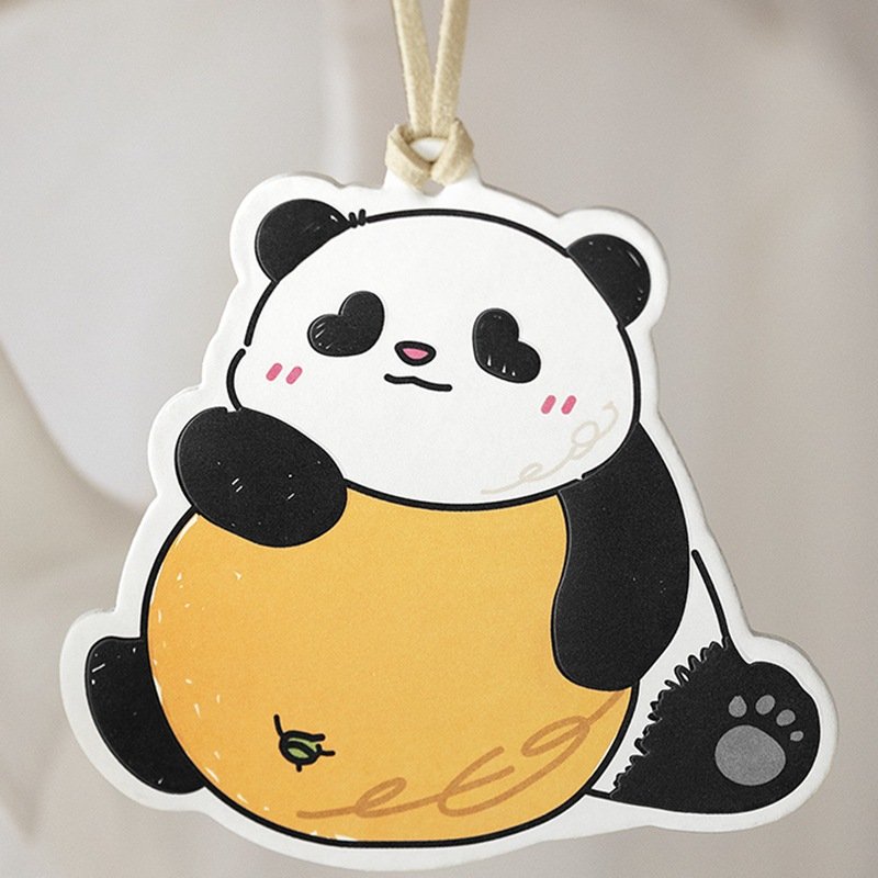 2024 all scents long lasting air freshener custom package backing cards print cartoon refresh paper car air fresheners