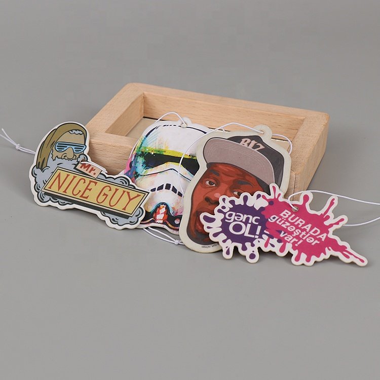 Popular Factory Price High Quality Wholesale Customized Design Customized Fragrance Hanging Paper Car Air Freshener