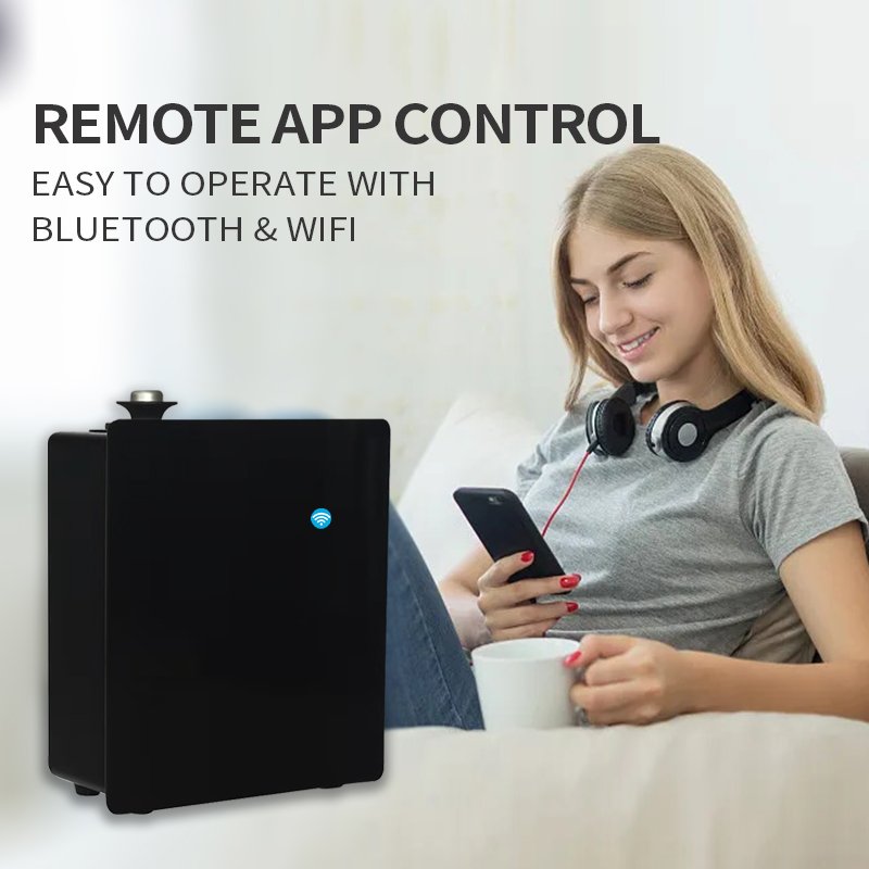Aroma Diffuser Commercial Wall Mounted Nebulizer Essential Oil Air Scent Machine HVAC Diffuser Air Fresheners With WIFI