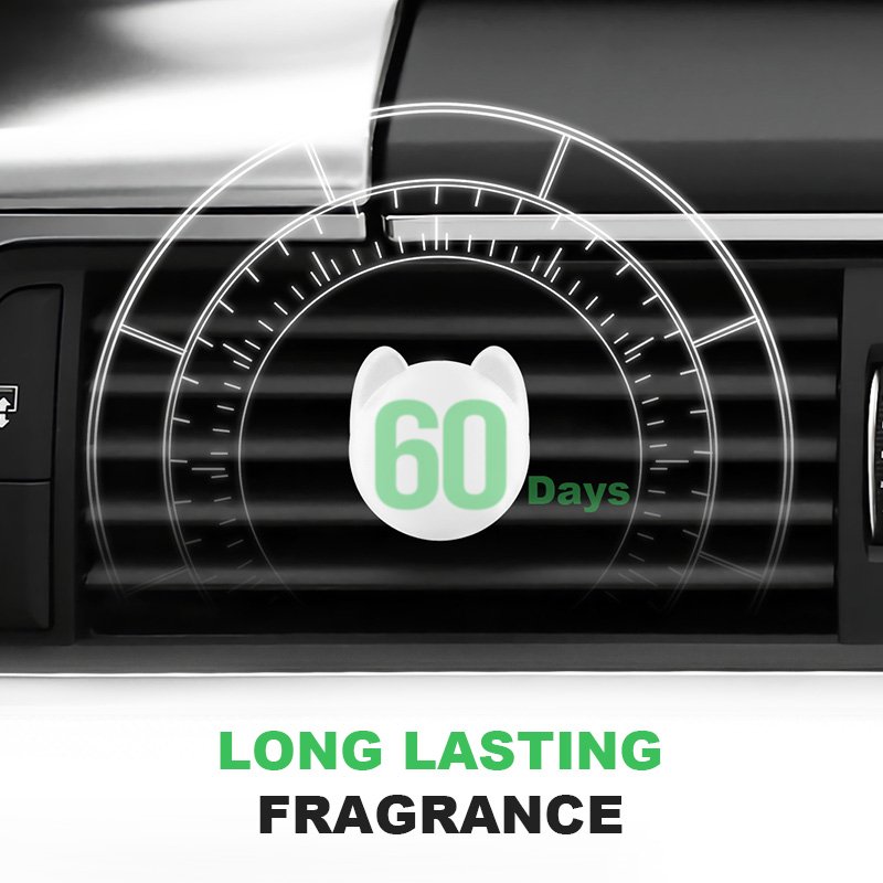 Custom Reusable Air Car Freshener Vent Fragrance For Car Vent Diffuser Bear Cute Car Air Freshener