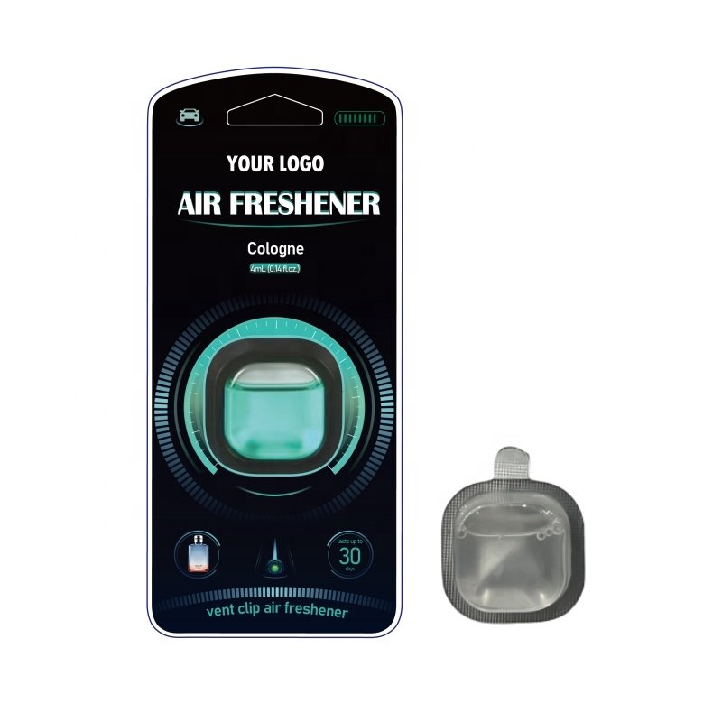 Cologne Flavor Refill Essential Oil Liquid Perfume Air Diffuser Vent Clip Car Air Freshener Up To 30 Days