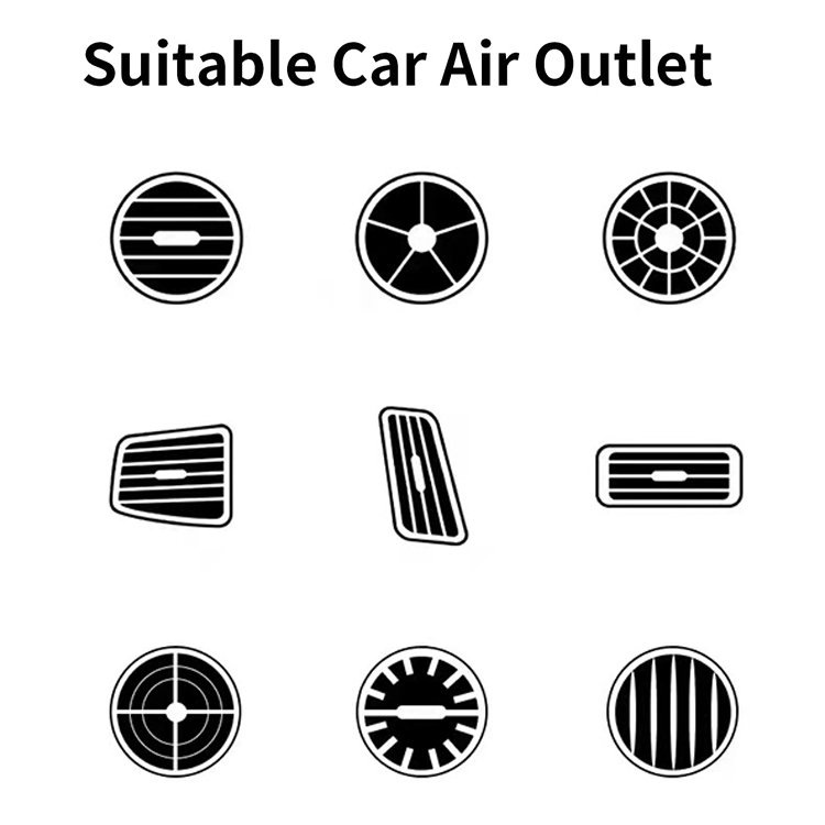 Customized Logo Genral Wood Metal Light Weight Design Car Air Perfume Bottles Liquid Auto Sticks Replace Simple