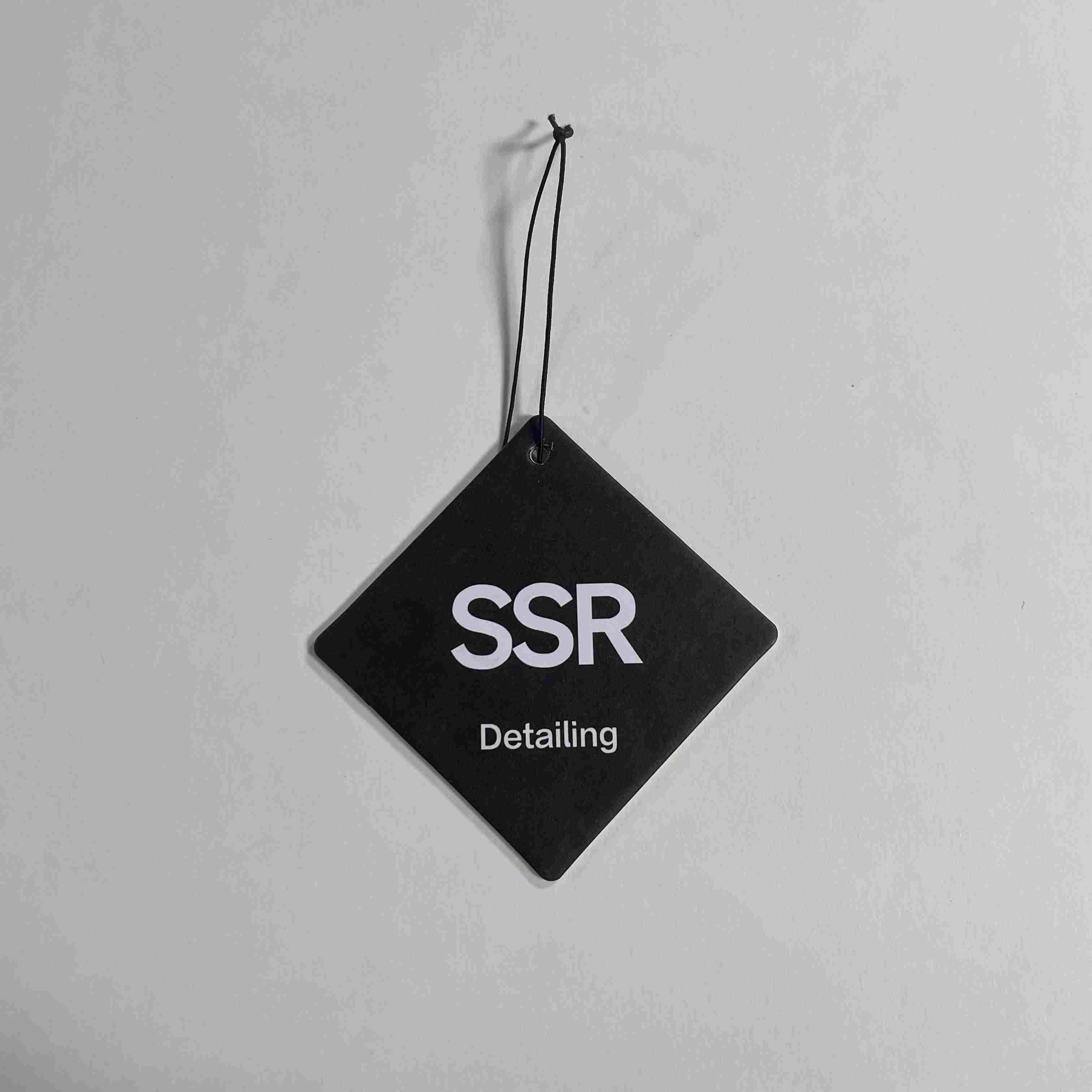 Custom Logo Car Shaped Air Fresheners Promotional Hanging Scented Paper Card Perfume for In-Car Use