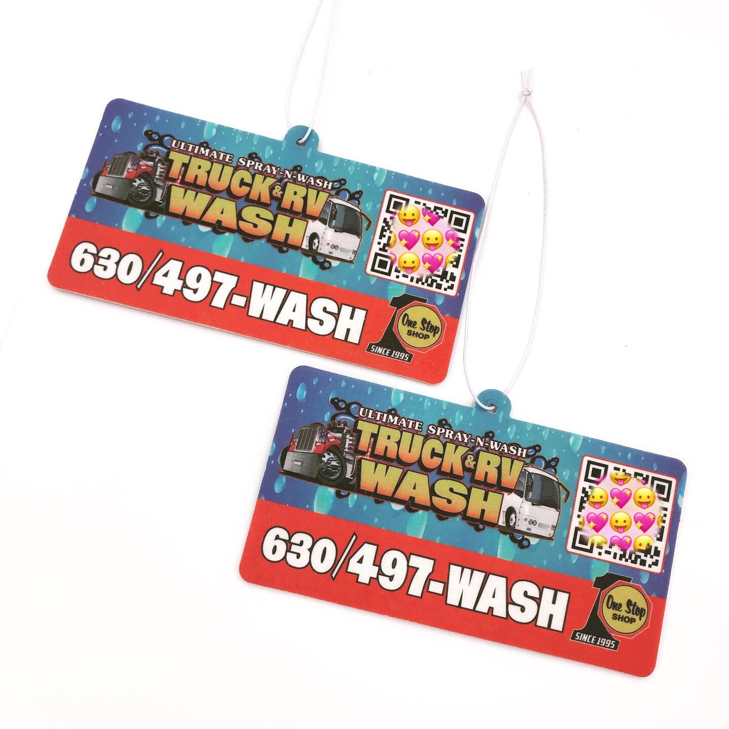 Logo Printed Custom Air Freshener/Promotional Car Air Freshener/Hanging Paper Air Fresher