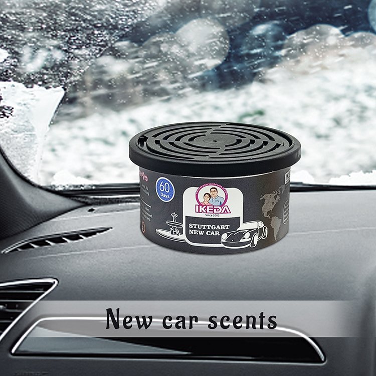 Tin Can Fiber Wood Block Car Air Freshener Can Be Customized With A Logo