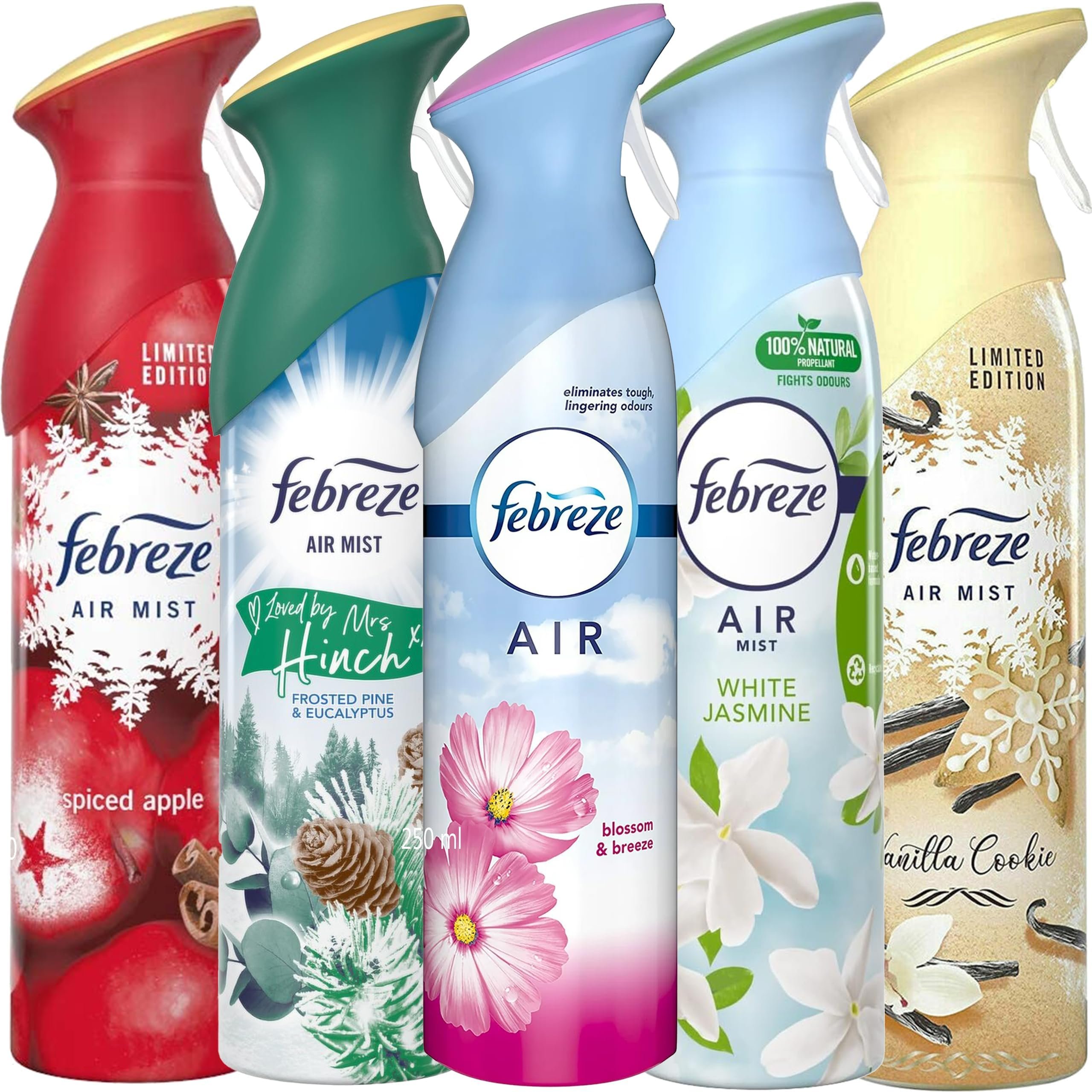 Febreze Odor-Fighting Air Freshener, Hawaiian Aloha, Pack of 2, 8.8 oz