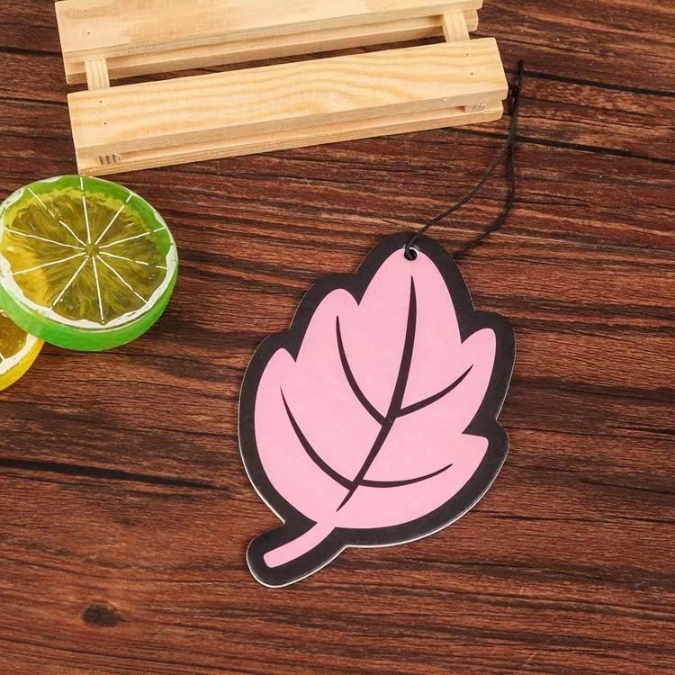 Car Hanging Air Freshener Brand Perfume Scent Fragrance Car Air Freshener Cotton Paper Tablets Customized Shape and Scents