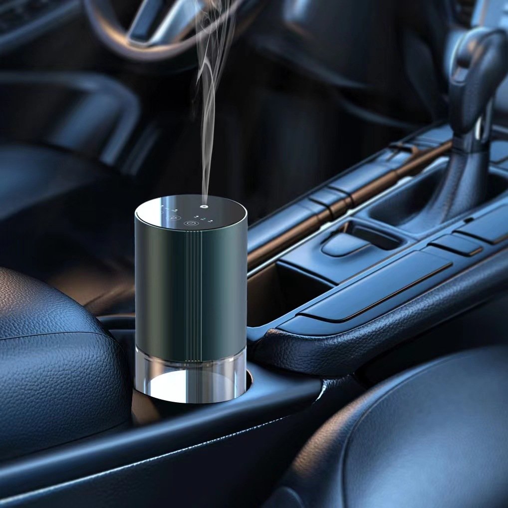 New Design Visible Capacity USB Aroma Diffuser Electric Fragrance Car Air Freshener Pure Essential Oil Car Diffuser