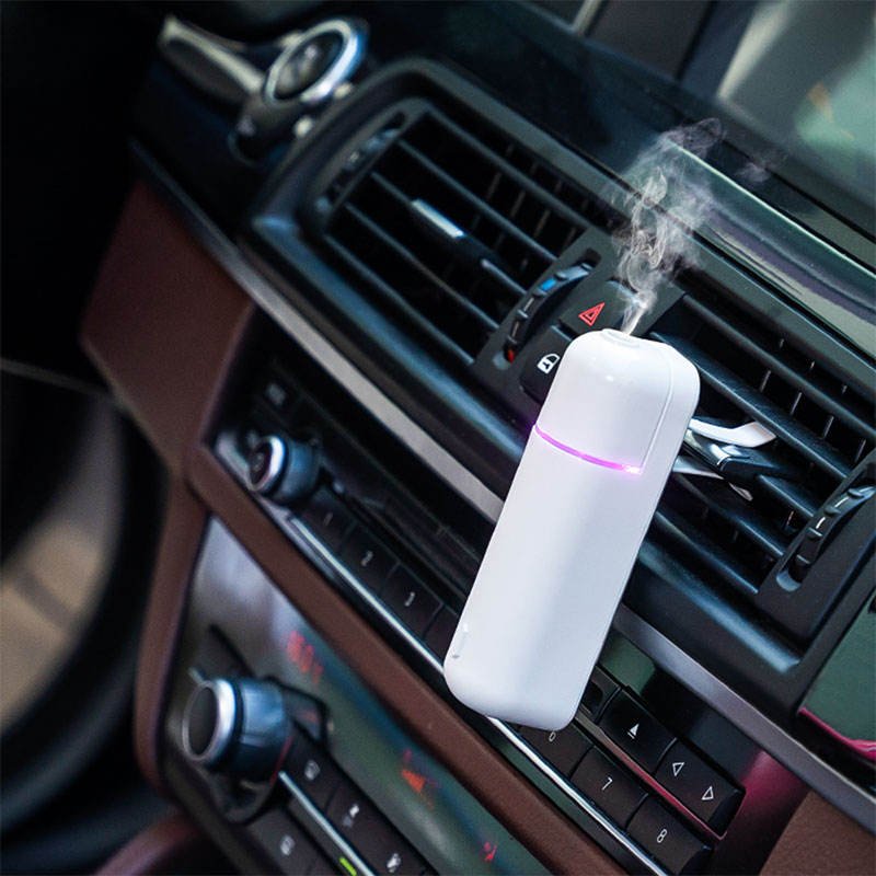 Commercial Ultrasonic Rechargeable USB Air Vent Freshener Mini Portable Essential Car Aroma Oil Diffuser