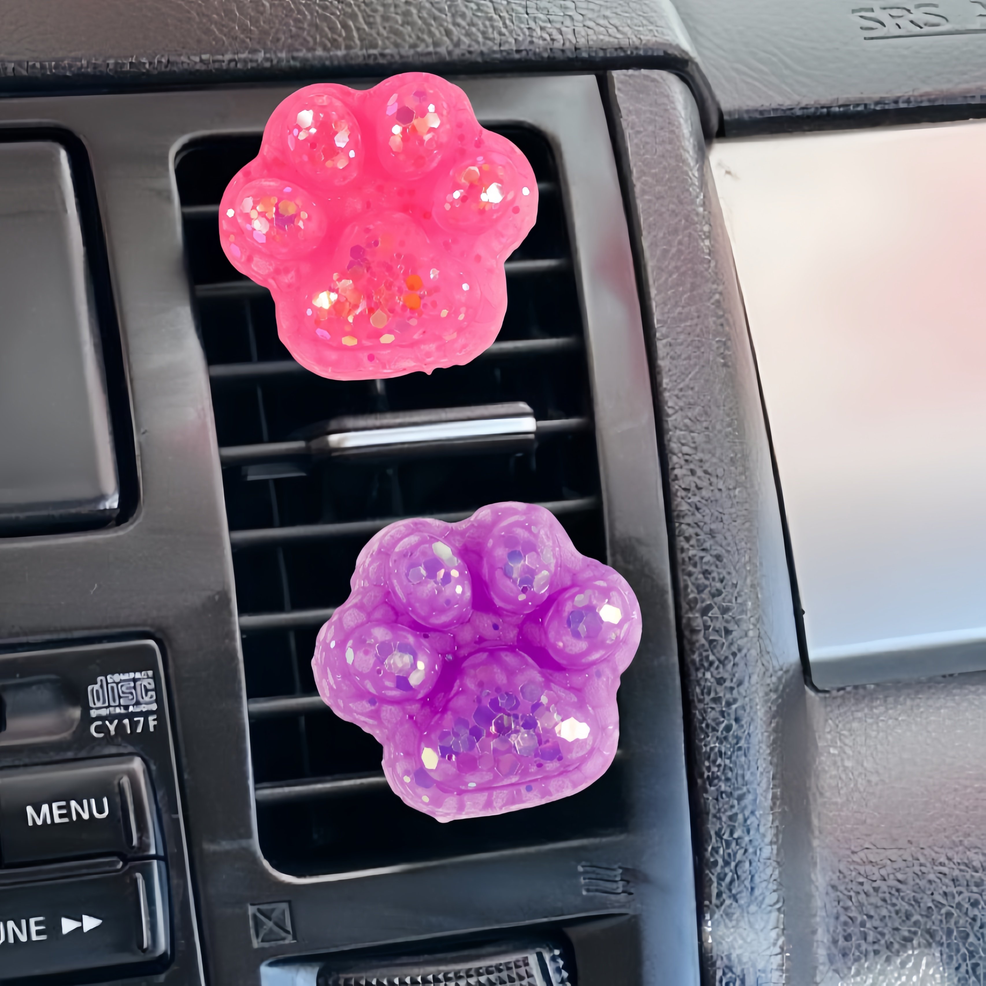Fashionable unscents aroma beads car air freshener custom fragrance vent clip of car perfume strong smell doedorizing