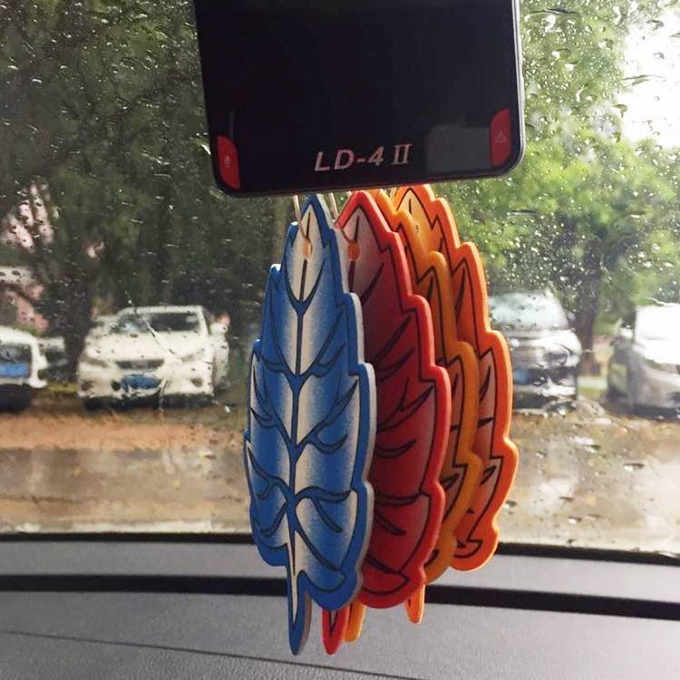 Custom Car Interior Pendant Air Freshener Fragrance Scents Hanging Absorbent Paper Sheet