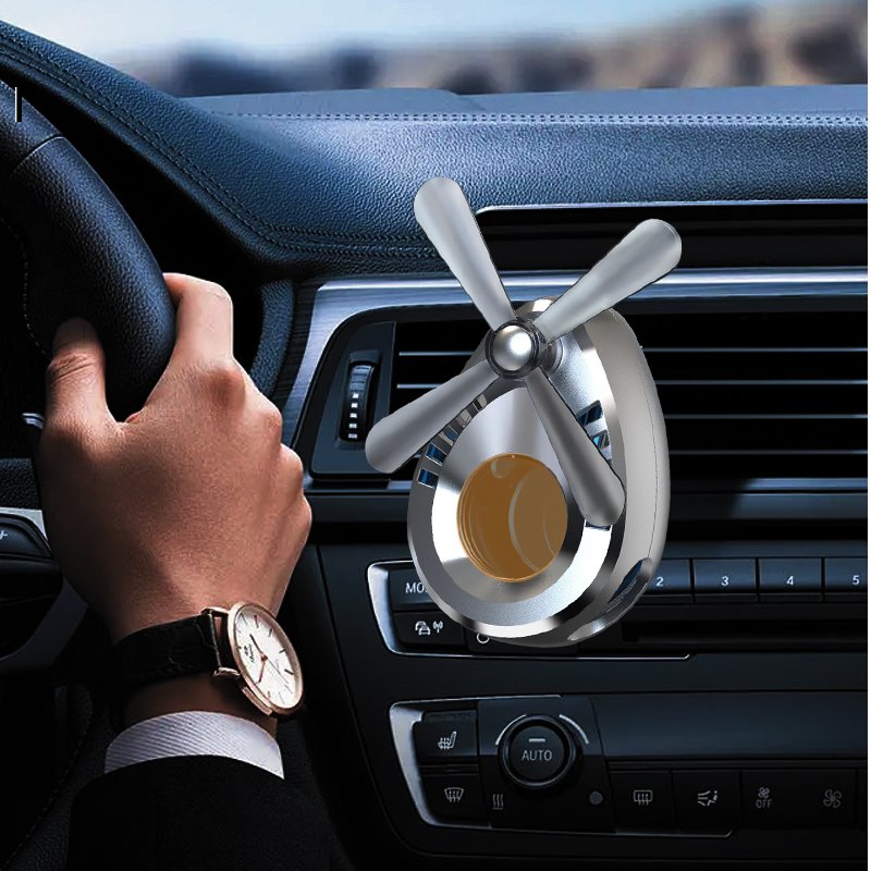 Wholesale Popular auto fan Scent Eco-Friendly Car Perfume Car Vent Clip Liquid Air Freshener