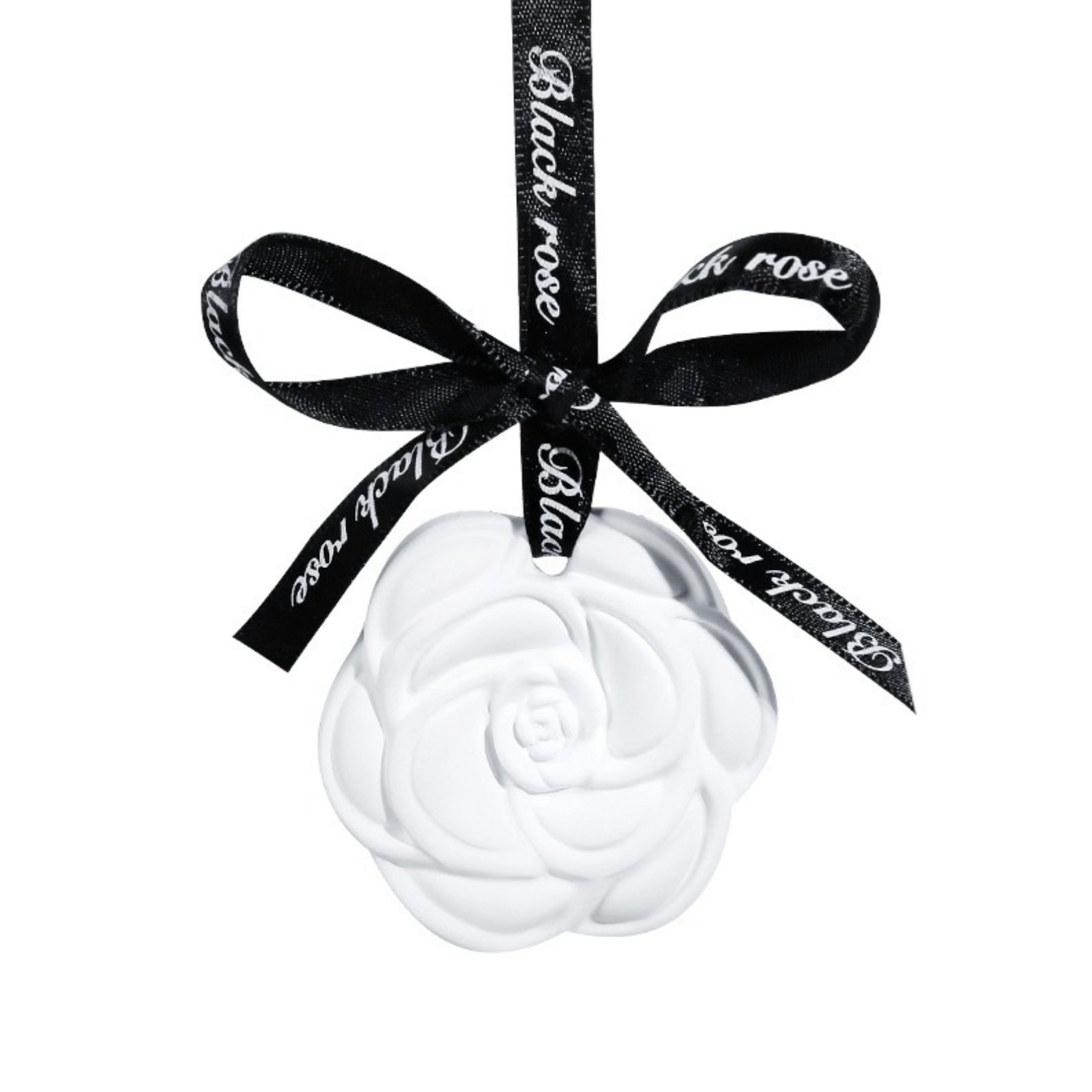Car Hanging Air Freshener Beautiful White Flower Perfume for Car Styling Aroma Fresh Air Purifier Interior Decorations Ornament