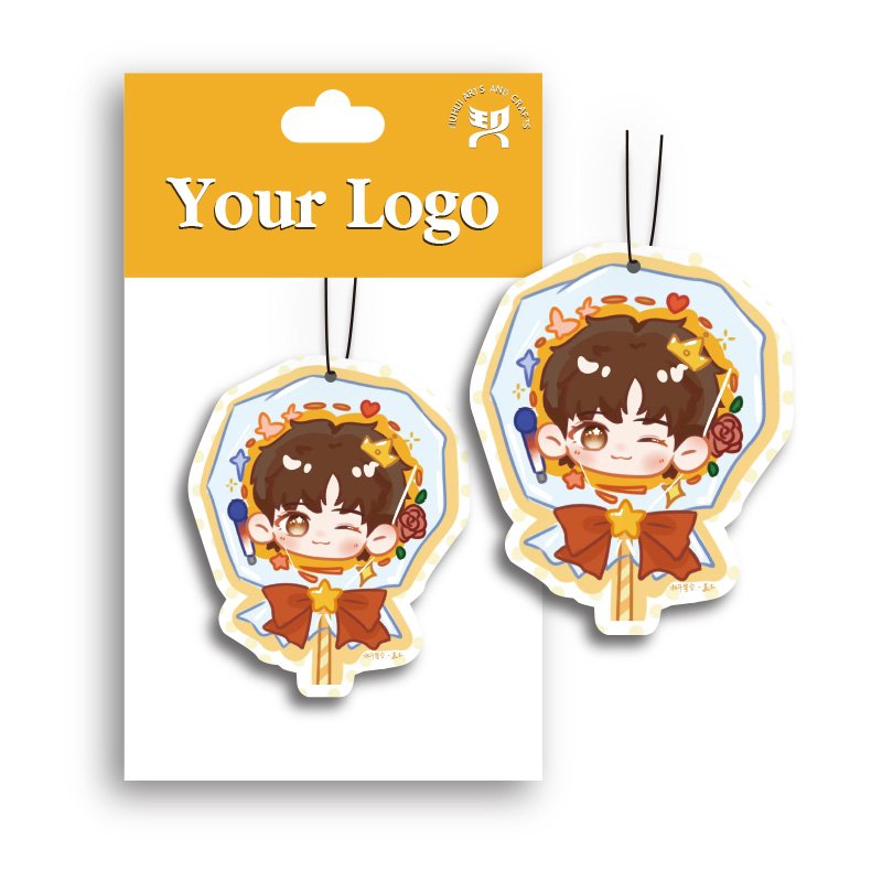 Custom Logo Aroma Car Freshener with Unique Design Personalized In-Car Air Freshener with Customized Scent