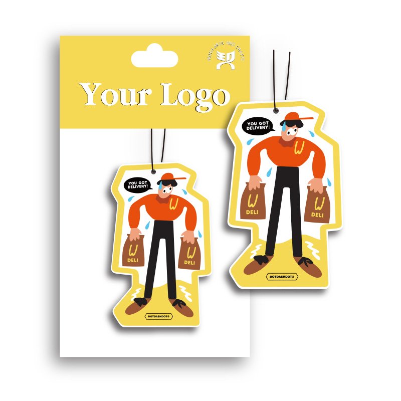 Custom Logo Aroma Car Freshener with Unique Design Personalized In-Car Air Freshener with Customized Scent