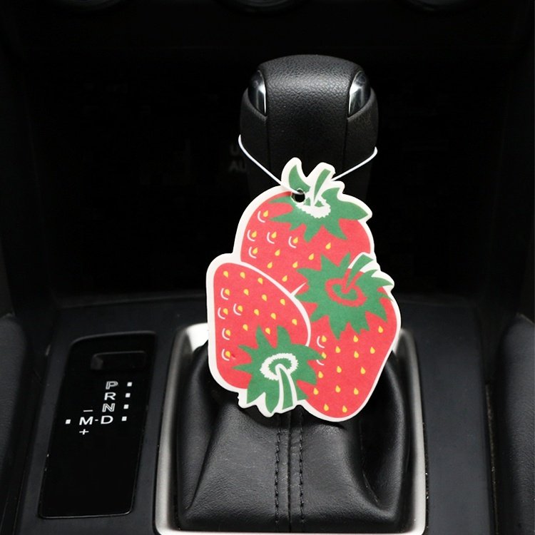 Musk Car Oodors Different Shapes Personalized Custom Logo Paper Hanging Car Air fragrance Freshener