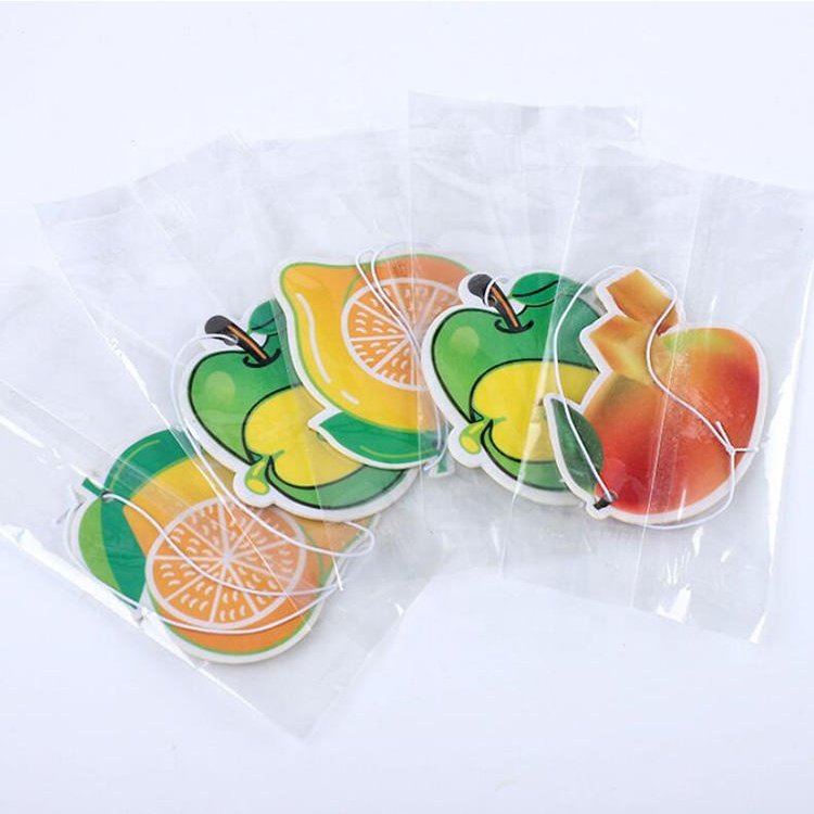 Musk Car Oodors Different Shapes Personalized Custom Logo Paper Hanging Car Air fragrance Freshener
