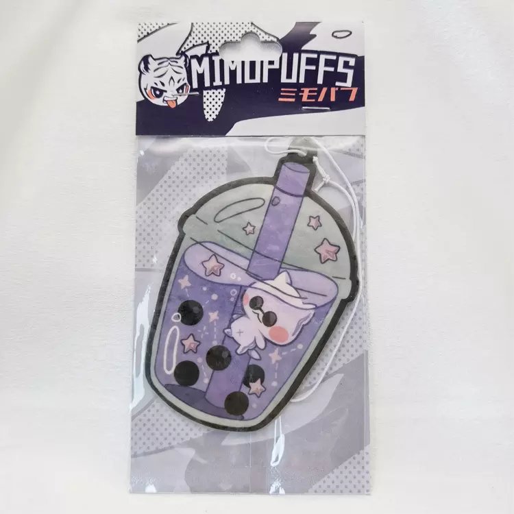 Personalized Custom long card package anime design Paper Car Hanging Car Air fragrance Freshener for Different Scents
