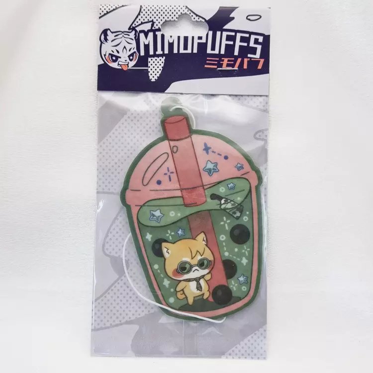 Personalized Custom long card package anime design Paper Car Hanging Car Air fragrance Freshener for Different Scents