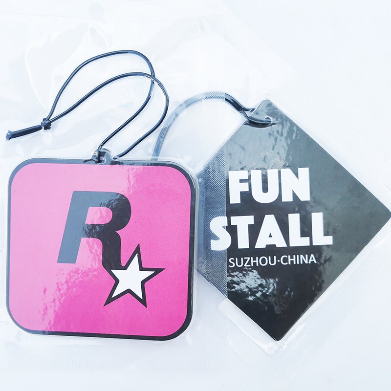 Cheap Price different shapes scents Custom paper hanger car air freshener