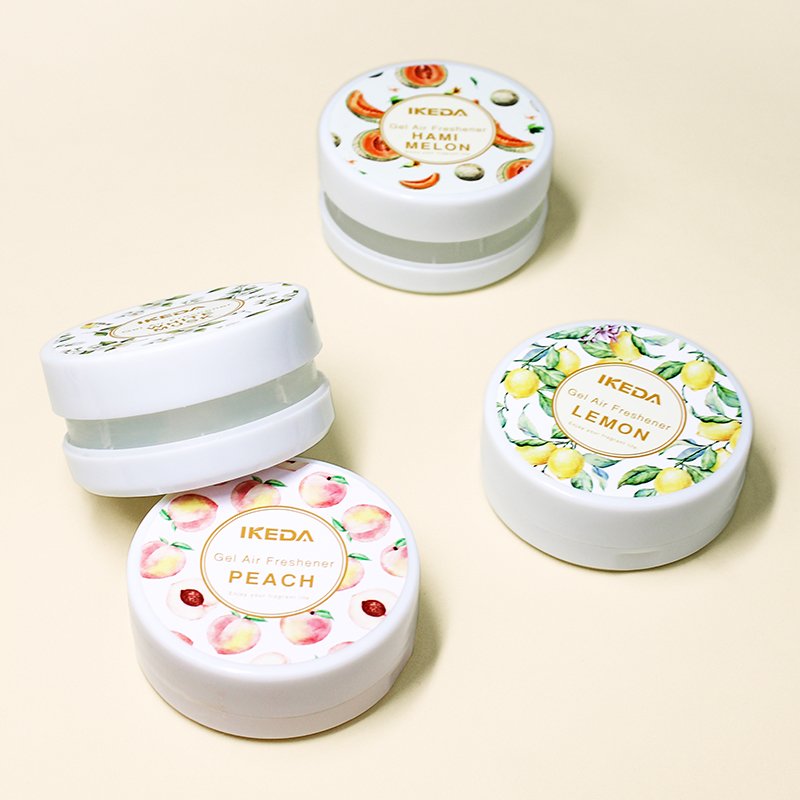 IKEDA New Product Personalised Gel Air Freshener Car Freshener Gel Air Freshener For In-Vehicle