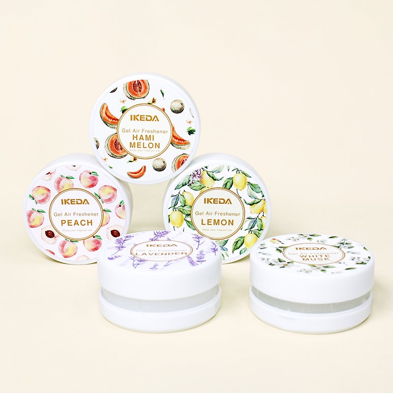 IKEDA New Product Personalised Gel Air Freshener Car Freshener Gel Air Freshener For In-Vehicle