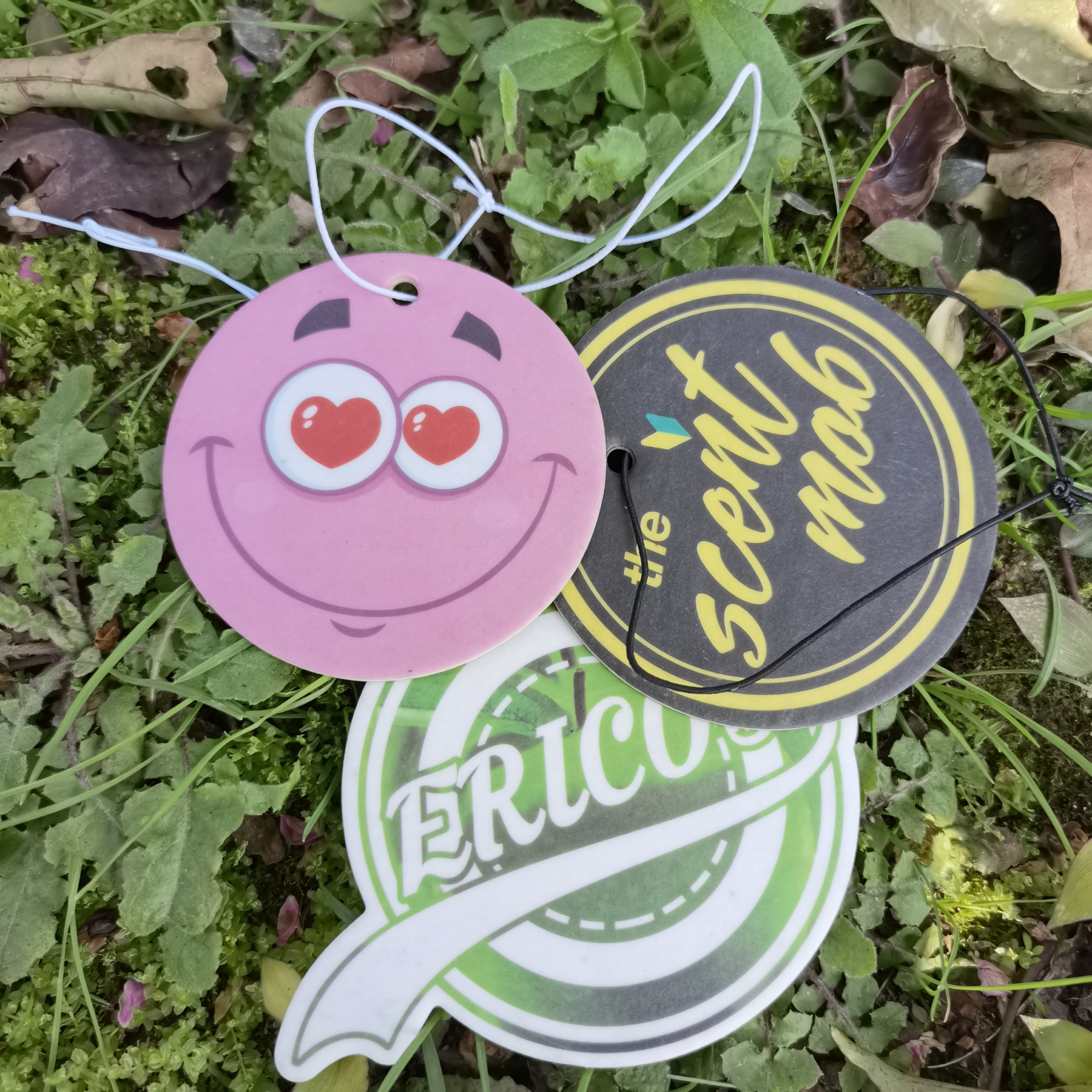 Custom Design Logo Paper Hanging Car Air Freshener With Long Lasting