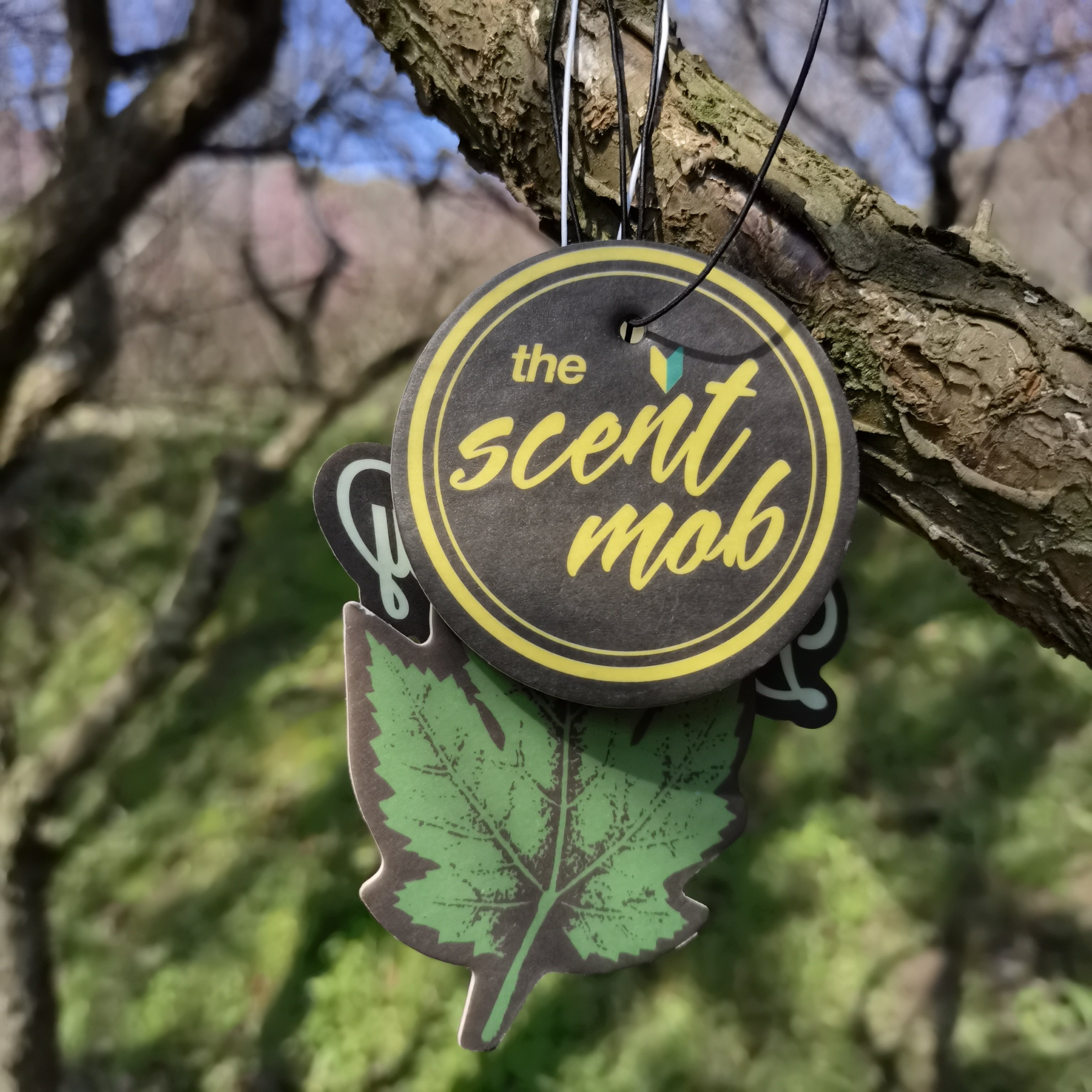 Custom Design Logo Paper Hanging Car Air Freshener With Long Lasting
