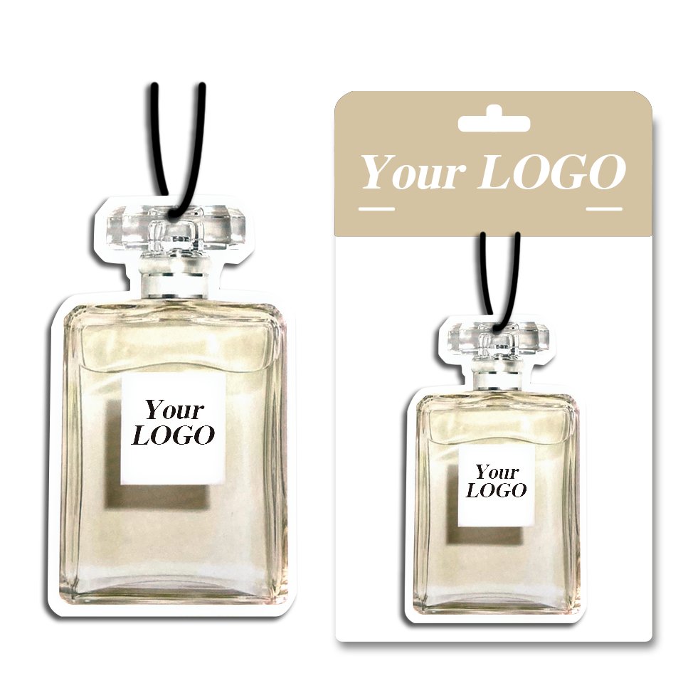 Wholesale Customized Logo Paper Cheap Logo Long Lasting Perfume Different Scents Paper Custom Car Air Freshener