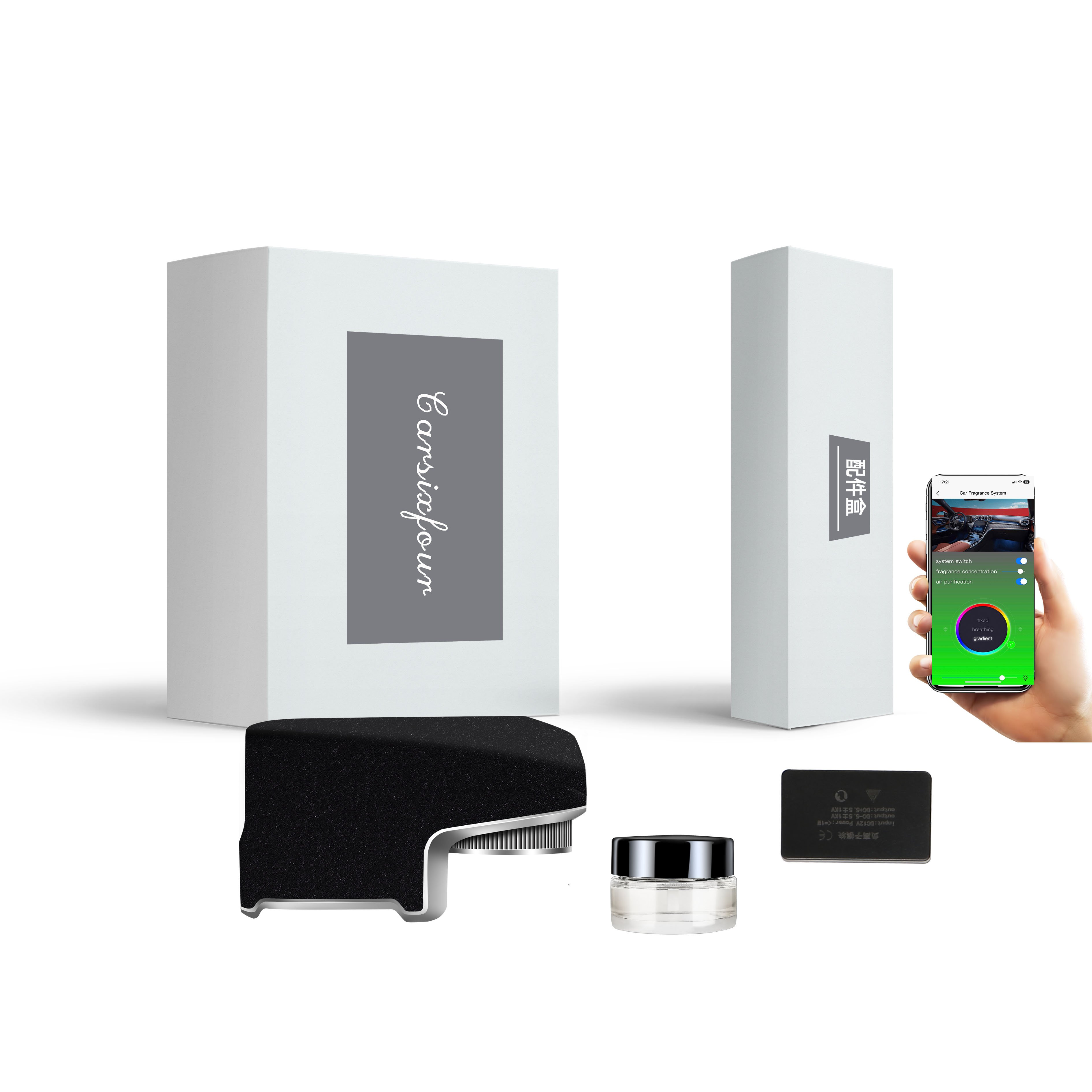 Automotive air freshening system Intelligent APP control Automobile perfume system Suitable for 90% of vehicle models