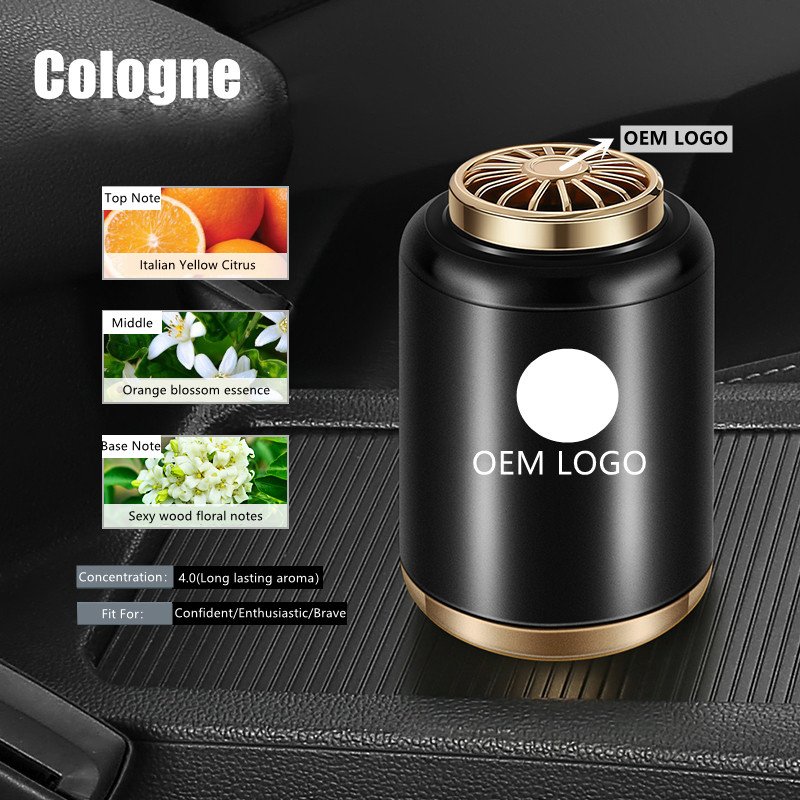 Car Air Freshener Luxury Alloy Perfume Auto Indoor Air Purifier Aromatherapy Fragrance Diffuser / Car Perfume Car Accessories