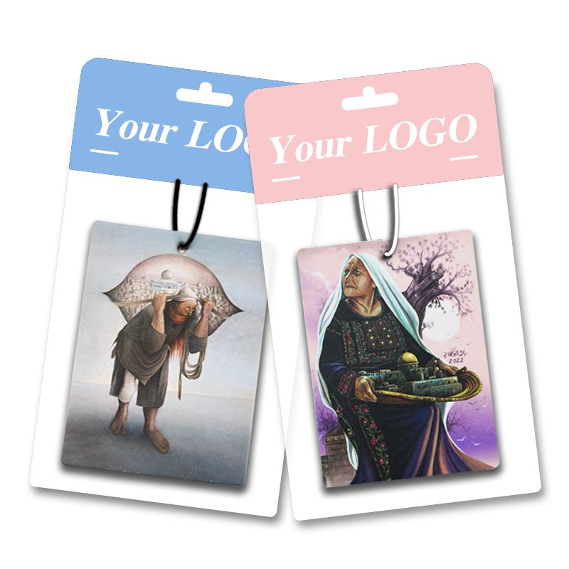 Personalized Custom Logo Car Paper Air Freshener Perfume Hanging Scents Air Freshener For Car Air Freshener