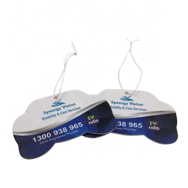 Customized Shaped Customized Design Paper Car Air Freshener Popular Factory Price High Quality Wholesale Paper Air Freshener