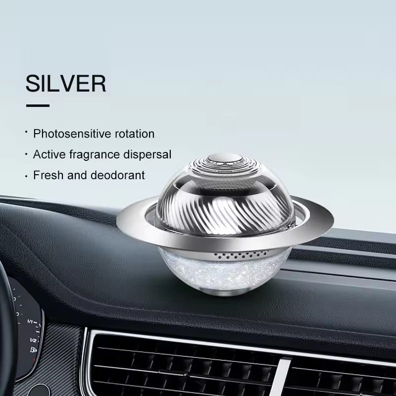 High end aromatherapy interior perfume odor remover solar planet car dashboard natural auto fragrance sprayer