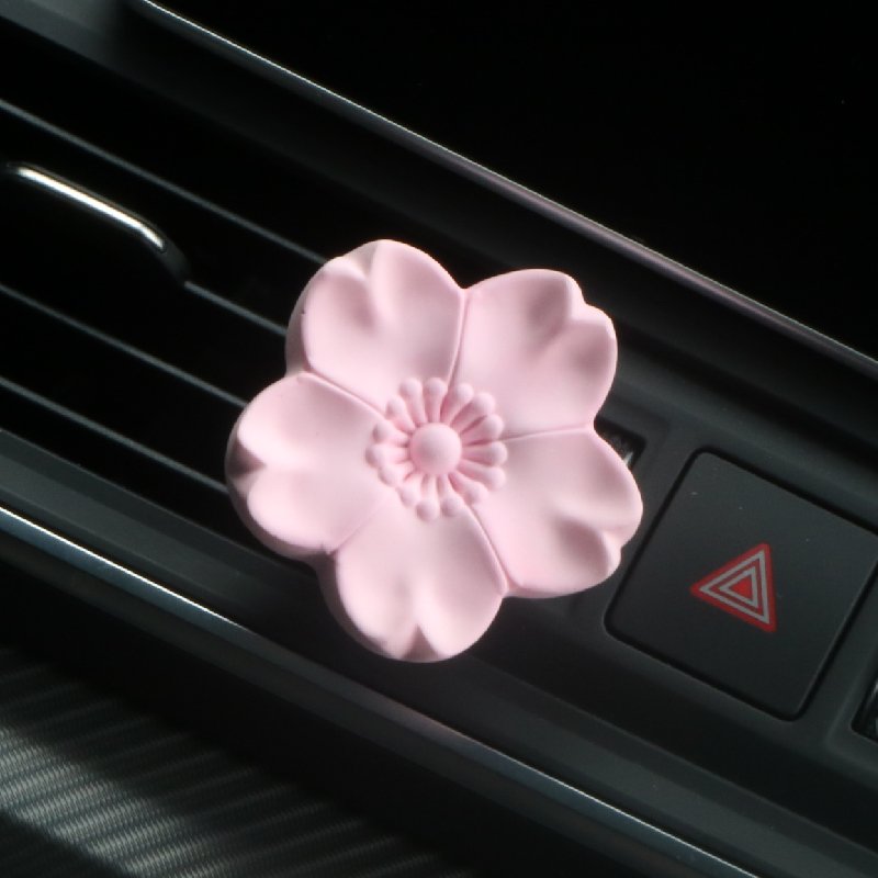 Stocked Wholesale Handmade Car Vent Aroma Ceramic Stone Air Freshener Decoration Fragrance Essential Oil Diffuser Clip