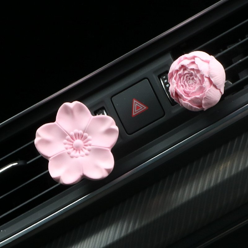 Stocked Wholesale Handmade Car Vent Aroma Ceramic Stone Air Freshener Decoration Fragrance Essential Oil Diffuser Clip