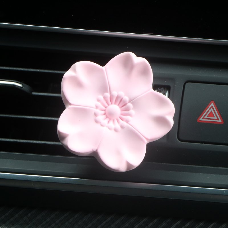 Stocked Wholesale Handmade Car Vent Aroma Ceramic Stone Air Freshener Decoration Fragrance Essential Oil Diffuser Clip