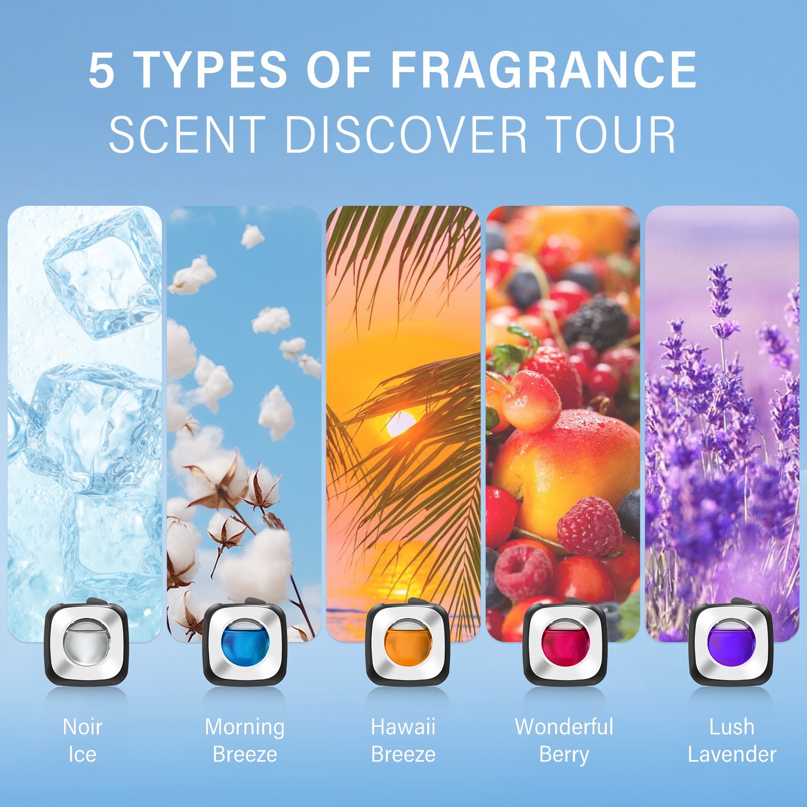 Aroma Car Perfume , Vent Clips Car Air Freshener