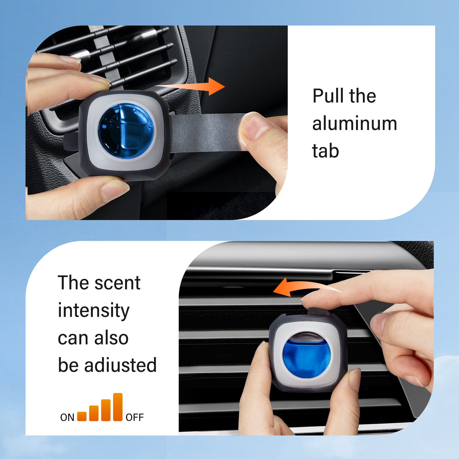 Aroma Car Perfume , Vent Clips Car Air Freshener