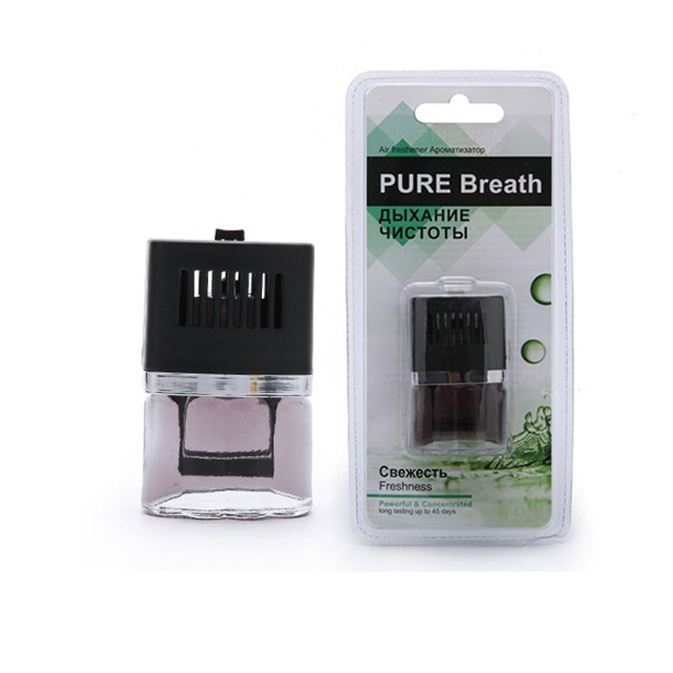 OEM Modern 10ml Car Air Conditioner Diffuser Clip-on Vent Glass Bottle Air Freshener Plastic Liquid Fragrance Perfume Bottle