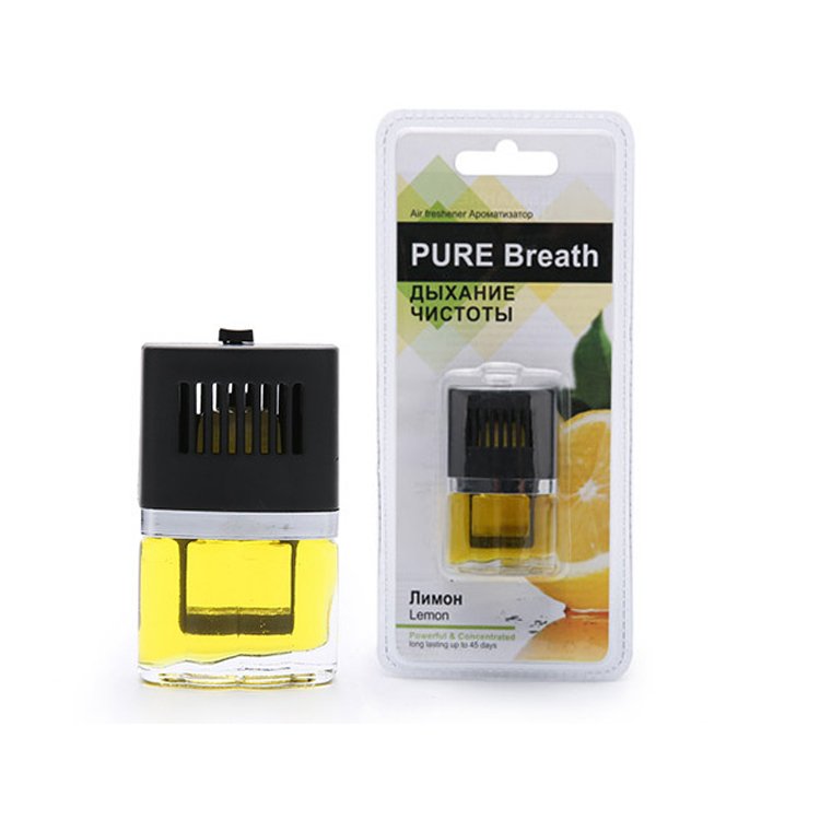 OEM Modern 10ml Car Air Conditioner Diffuser Clip-on Vent Glass Bottle Air Freshener Plastic Liquid Fragrance Perfume Bottle