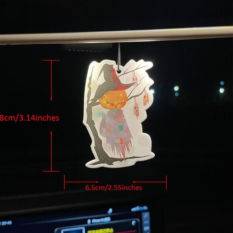 Hot custom hanging on the tree pumpkin Bahamas Sea breeze fragrance car aromatherapy car air freshener custom gift