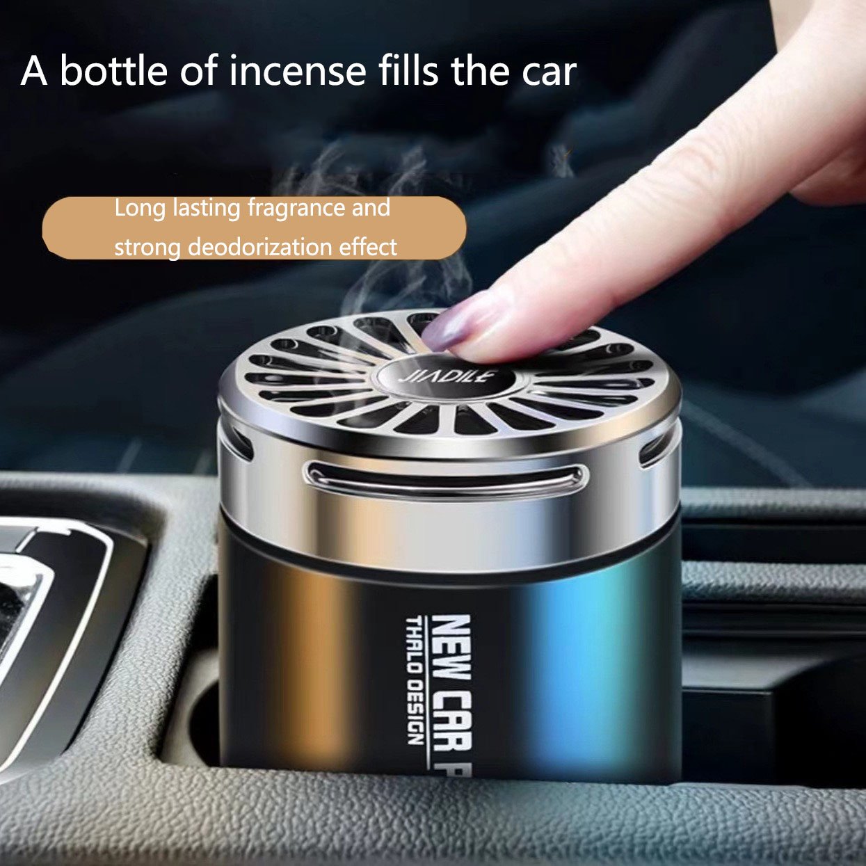 Car mounted solid aromatherapy cream with a premium sense of deodorization decoration long-lasting fragrance fresh air fragrance