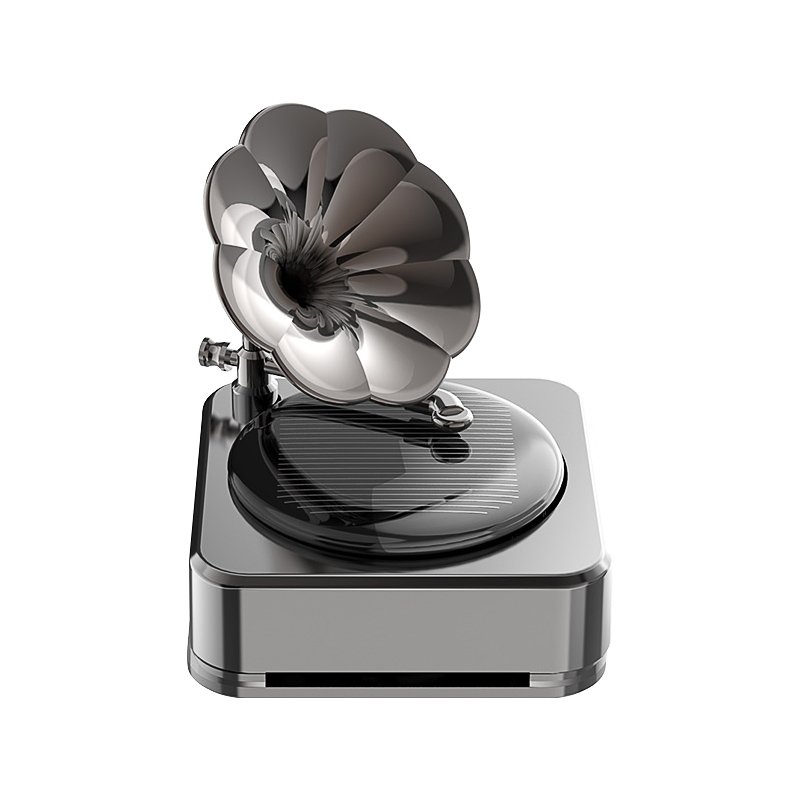 Light luxury Solar horn metal perfume deodorant car aromatherapy air freshener car Interior decoration